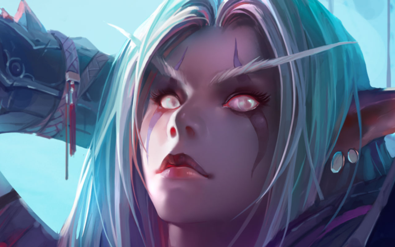 chenbo world of warcraft loque’nahak elf pointy ears wallpaper